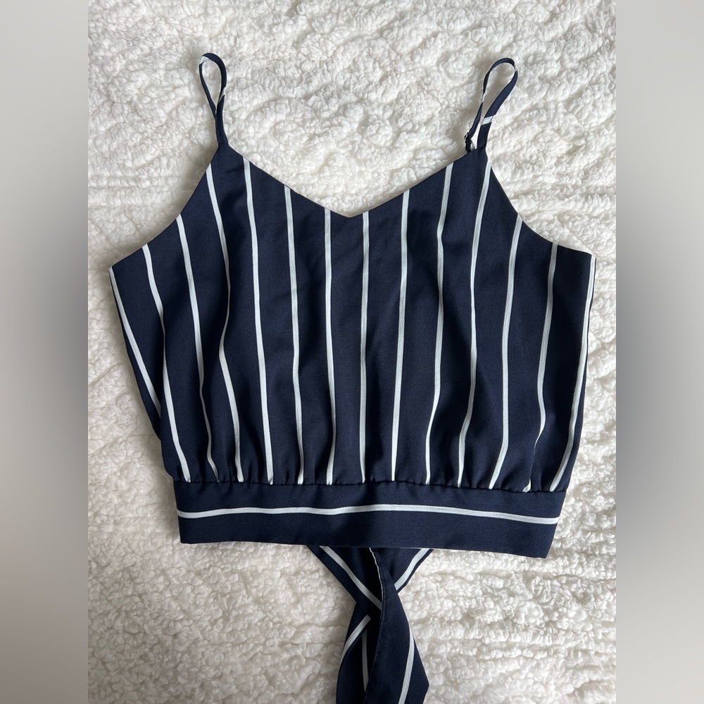 Silky fabric crop top